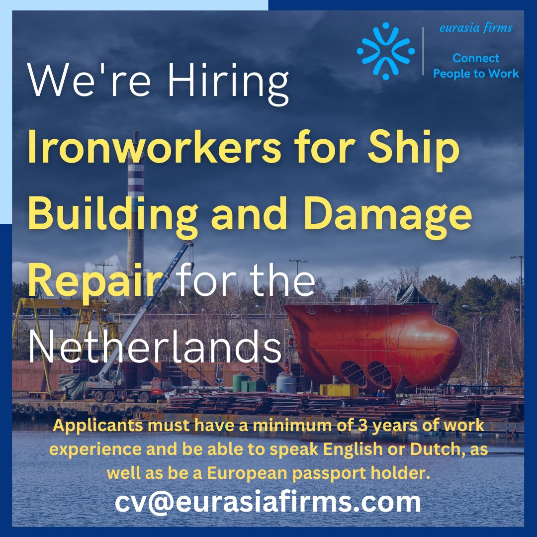 Ironworker for Ship Building and Damage Repair (Netherlands)